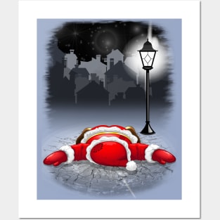 Christmas Santa Claus is Dead Posters and Art